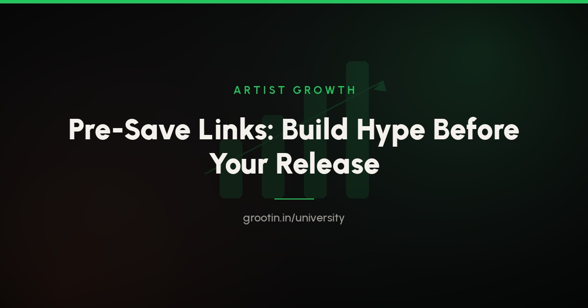 Pre-Save Links: How to Build Hype Before Your Release (2026)